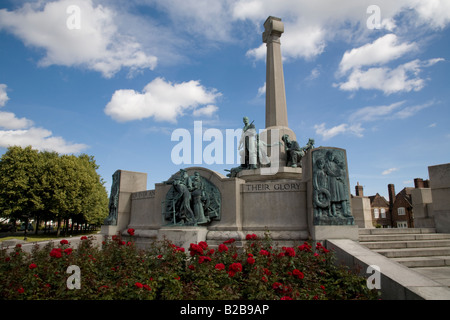 Kriegerdenkmal - Port Sunlight Stockfoto