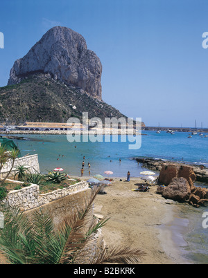 Calpe Costa Blanca Spanien Stockfoto