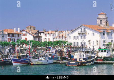 St. Jean de Luz-Aquitaine-Frankreich Stockfoto