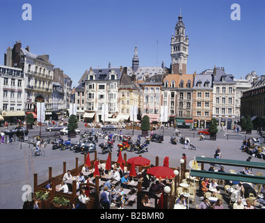 Platzieren Sie du General de Gaulle Lille Picardie Frankreich Stockfoto
