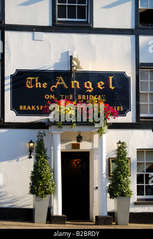 Der Angel Pub an der Themse, Henley-on-Thames, Oxfordshire, England, Vereinigtes Königreich Stockfoto