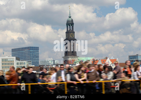 Sightseeing Tour von Hamburg Hafen, Hamburg, Deutschland, Europa Stockfoto