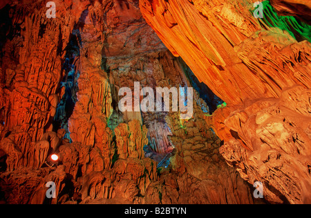 Ludiyan, Reed Flute Höhle, Guilin, Guangxi, China, Asien Stockfoto