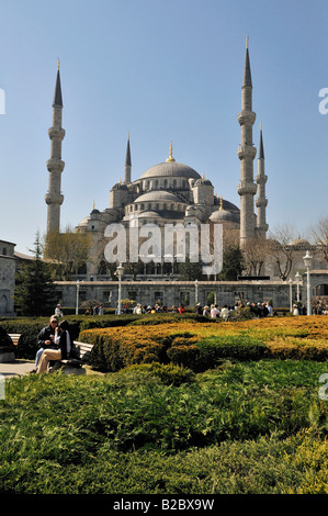 Sultan Ahmed Mosque, auch bekannt als die blaue Moschee, Istanbul, Türkei Stockfoto