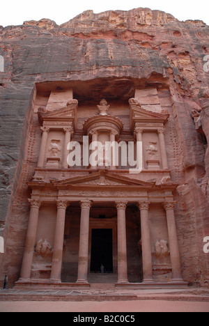 El Khazneh, Treasury, auch Khazne Faraun oder Khaznet Far'oun, der Pharao s Treasury, Petra, Jordanien, Naher Osten, Asien Stockfoto