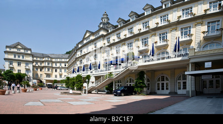 Haecker Kurhotel, Wellnesshotel, auf den Fluss Lahn, Bad Ems, Rheinland-Pfalz, Deutschland, Europa Stockfoto