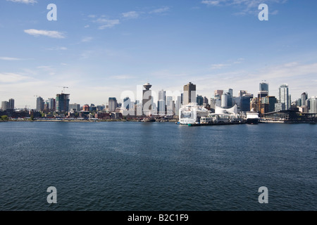 Vancouver Skyline, Britisch-Kolumbien, Kanada, Nordamerika Stockfoto