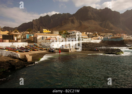 Ponta do Sol in Insel Santo Antao, Kap Verde, Kapverdische Inseln, Afrika Stockfoto