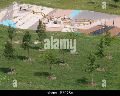 BUGA 2007, Federal Garten Ausstellung 2007 Gera und Ronneburg, Bundesgartenschau Stockfoto