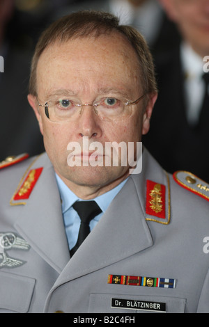 Dr. Werner Blaetzinger, Surgeon General der Bundeswehr, deutsche Bundesrepublik Defense Force Stockfoto