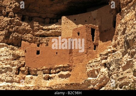 Alte indianische Wohnung Montezumas Castle National Monument Camp Verde Arizona Stockfoto