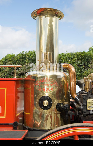 Shand Mason Feuergerät am sonntag bei der Straßenbahn Fleetwood ausgestellt Stockfoto