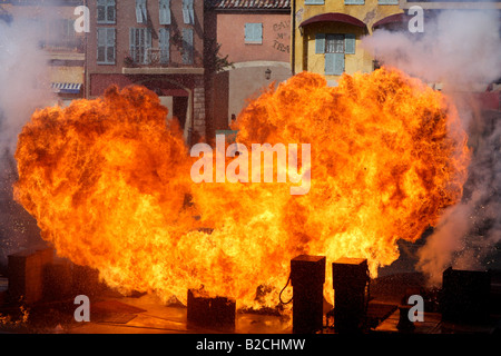 Die Lights, Motors, Action Extreme Stuntshow am Disney MGM-Hollywood-Studios in Orlando Florida USA Stockfoto