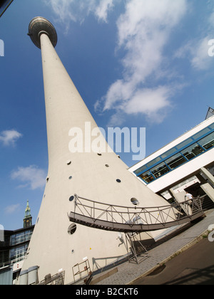 Berlin, Fernsehturm, Alex, Alexanderplatz Stockfoto