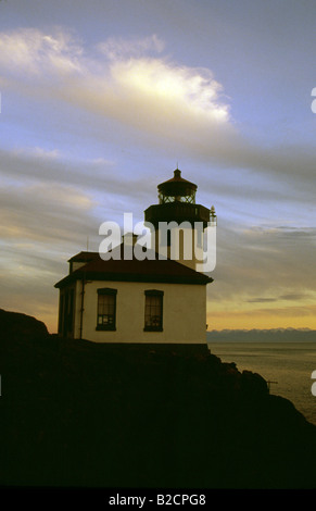 Lime Kiln Leuchtturm San Juan Inseln Washington State Island Stockfoto