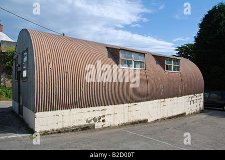 eine alte Nissen-Hütte am Chacewater in der Nähe von Truro in Cornwall, uk, es ist jetzt verwendet wird vom lokalen Womans Institut als Tagungsraum Stockfoto