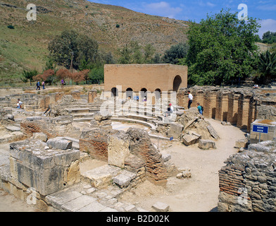 Das römische Odeon griechischen Inseln, Crete Stockfoto