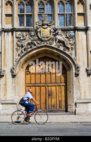 Der Eingang zum Brasenose College in Oxford, England Stockfoto