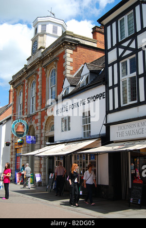 Ye Olde Pork Pie Shoppe, Nottingham Street, Melton Mowbray, Leicestershire, England, Vereinigtes Königreich Stockfoto