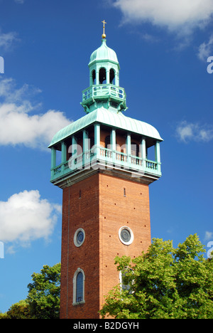 Glockenspiel-Kriegerdenkmal, Queens Park, Loughborough, Leicestershire, England, Vereinigtes Königreich Stockfoto