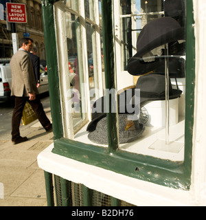 Gentleman Hut shop St James London Stockfoto