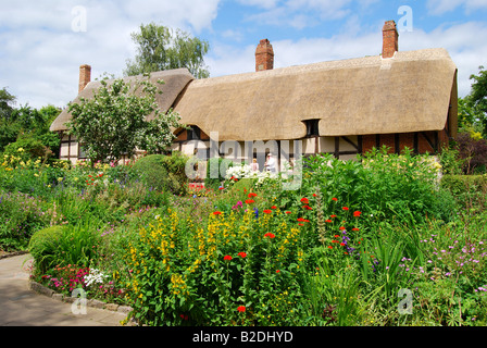 Anne Hathaway Cottage, Cottage Lane, Shottery, Stratford-upon-Avon, Warwickshire, England, Vereinigtes Königreich Stockfoto