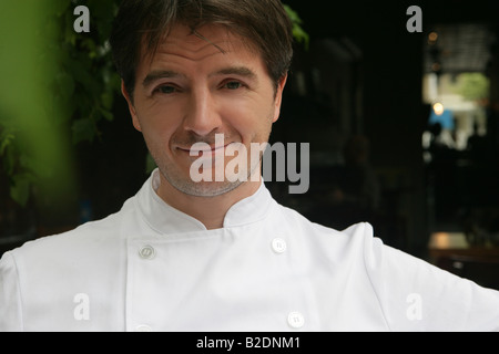 Porträt des männlichen Chef im Freien. Stockfoto