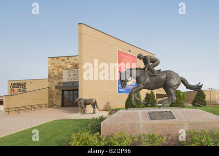 Texas Amarillo American Quarter Horse Hall Of Fame and Museum aussen Stockfoto