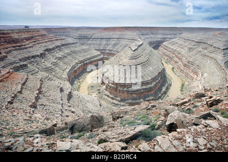 Goosenecks State Park in Utah USA Stockfoto