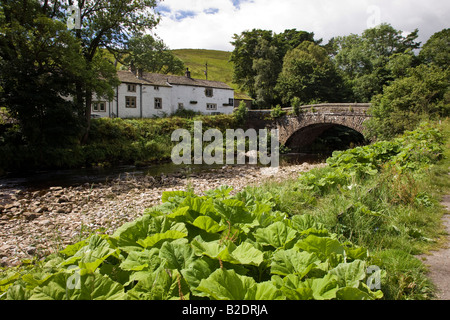 Das George Inn Hubberholme Upper Wharfedale Yorkshire Dales National Park Stockfoto