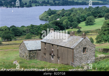 Ullswater, Nationalpark Lake District, Vereinigtes Königreich, Blick nach Norden, von Auterstone. Stockfoto