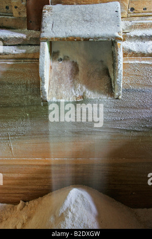 Mehl gemahlen im Mingus Mill in den Great Smoky Mountains National Park in North Carolina Stockfoto