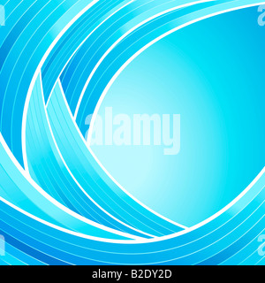 Vektor-Illustration eines blau gefüttert Art Hintergrund geraten in eine Ecke Stockfoto