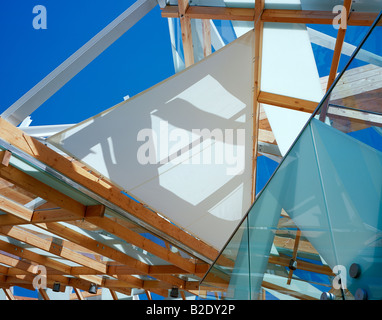 Dach-Detail, Serpentine Gallery Pavillon 2008 London UK Architekt Frank Gehry Stockfoto