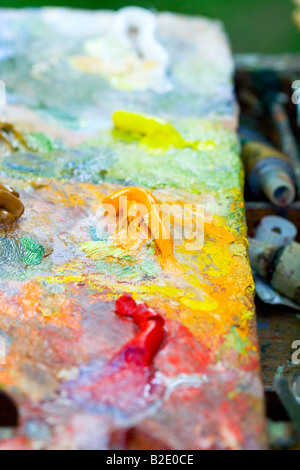 Maler-Palette Stockfoto