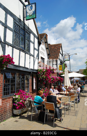 The White Swan Hotel, Market Square, Stratford-upon-Avon, Warwickshire, England, Vereinigtes Königreich Stockfoto