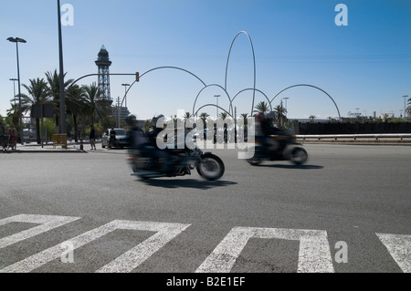 Harley Days 2008, (Harley Davidson Motorrad Besitzer Parade) Barcelona. Stockfoto