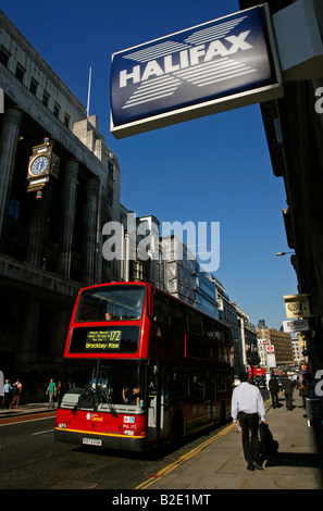 Halifax Bank-Filiale London England Vereinigtes Königreich Stockfoto