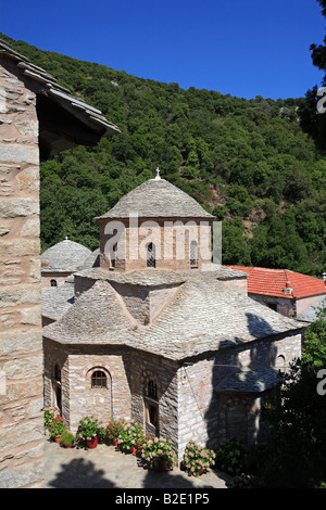 Griechenland Nördlichen Sporaden Skiathos Insel Blick auf Kloster evangelistria Stockfoto