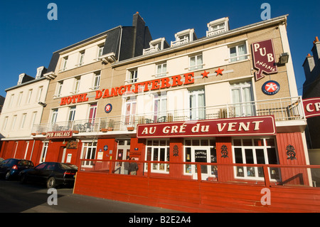 Hotel d Angleterre Fecamp Normandie Frankreich Stockfoto