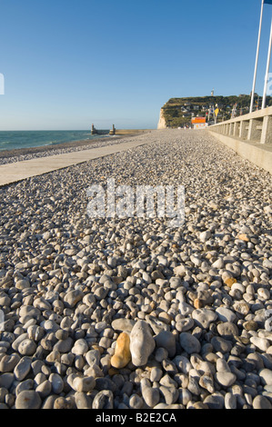 Fecamp Strand der Normandie Frankreich Stockfoto