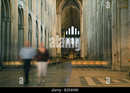 Kathedrale innen Ely Cambridgeshire, England Stockfoto