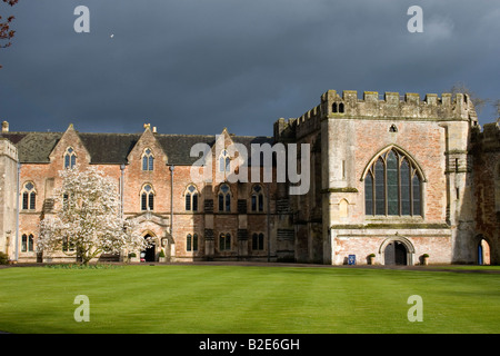 Bischofspalast, Kathedrale von Wells, Somerset, Großbritannien Stockfoto