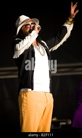 Cuban Brothers am Summerisle Main Stage Weidenmanns Festival 2008 Stockfoto