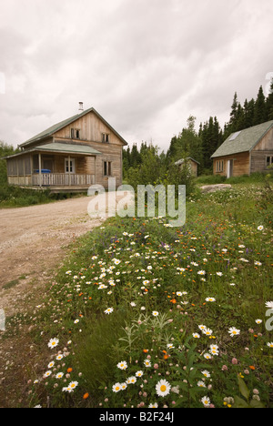 Genommen ein Parc National des Grands Jardins, Charlevoix, Québec Stockfoto