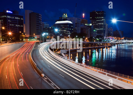 Riverside Expressway - Brisbane, Queensland, Australien Stockfoto