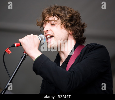 Attic Lichter in den Solus neue Nachwuchstalente Zelt Weidenmanns Festival 2008 Stockfoto