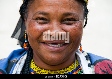 Porträt von schwarze afrikanische Frau Stockfoto