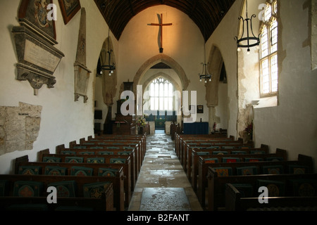 Innen St Winifreds Kirche Branscombe Devon UK Stockfoto