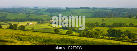 Mitte Landschaft Devon in der Nähe von Crediton Devon England Stockfoto